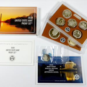 2020 Proof Set with "W" nickel