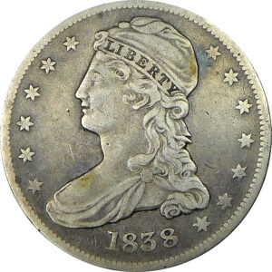 1838 Capped Bust Half Dollar - VF
