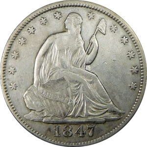 1847 Seated Liberty Half Dollar - XF