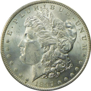 1897-S Morgan Silver Dollar - PCGS MS 63