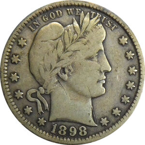 1898-S Barber Quarter - VF #2