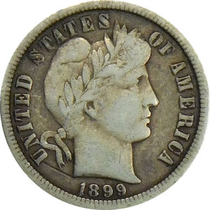 1899-O Barber Dime - Fine #2