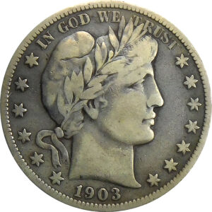 1903-S Barber Half Dollar - Fine
