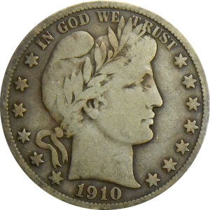 1910-S Barber Half Dollar - Fine