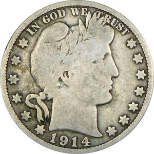 1914 Barber Half Dollar - Good 6