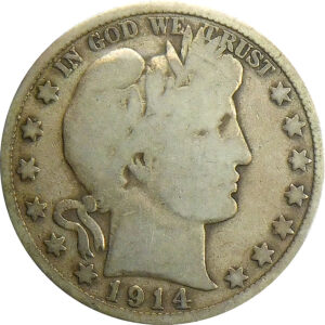 1914 Barber Half Dollar - Good #2