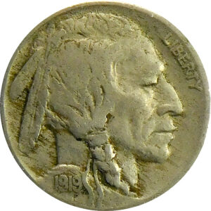 1919-D Buffalo Nickel - VF