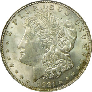 1921-D Morgan Silver Dollar - PCGS MS 63