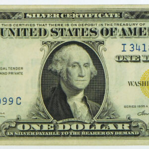 1935A $1 Silver Certificate - WWII North Africa Emergency Issue