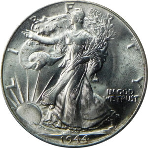 1944 Walking Liberty Half Dollar - MS 64