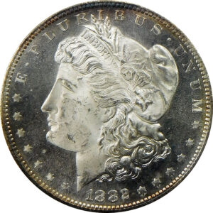 1882-S Morgan Silver Dollar - NGC MS 65 Deep Proof-Like - Old Fatty Holder