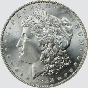 1888 Morgan Silver Dollar - NGC MS 66 - CAC