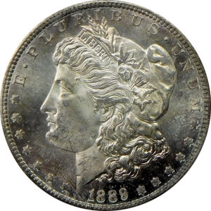 1889-S Morgan Silver Dollar - PCGS MS 63