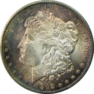 1892-CC Morgan Silver Dollar - PCGS MS 63