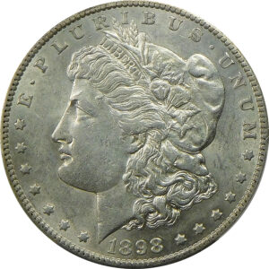 1898-S Morgan Silver Dollar - PCGS AU 53