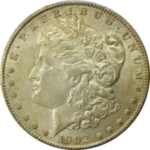 1902-S Morgan Silver Dollar - PCGS AU 55