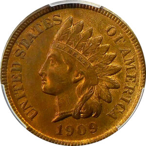 1909-S Indian Head Cent - PCGS MS 63 Red-Brown