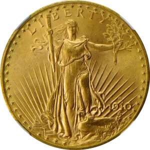 1910-D $20 Gold Saint-Gaudens - NGC MS 66