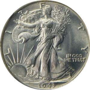 1943 Walking Liberty Half Dollar - NGC MS 66