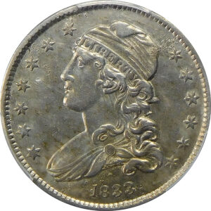 1833 Capped Bust Quarter - PCGS AU 53 - Jon D. Lusk Collection