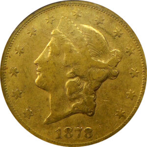 1878-CC $20 Gold Liberty Head Double Eagle - NGC F 15
