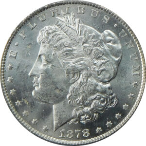 1878 8TF Morgan Silver Dollar - PCGS MS 62