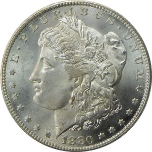 1880-CC Morgan Silver Dollar - PCGS MS 66