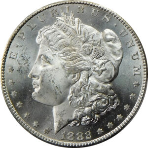 1882-CC Morgan Silver Dollar - PCGS MS 64