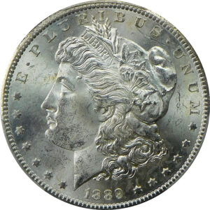 1889-S Morgan Silver Dollar - PCGS MS 63