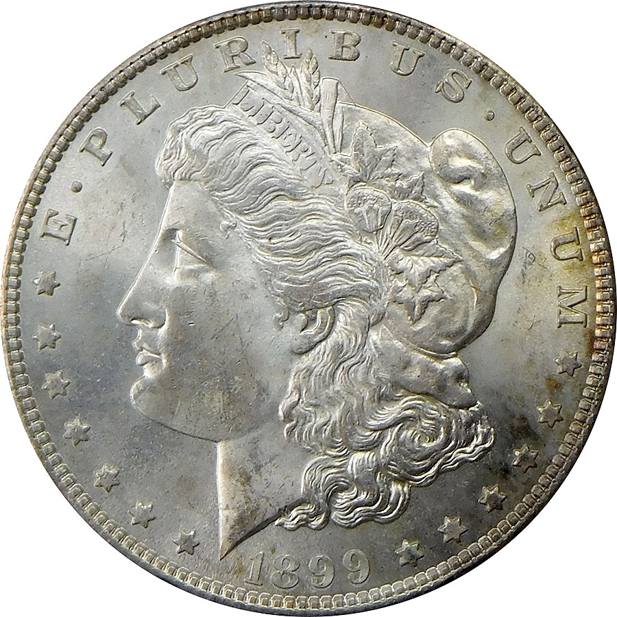 1899 Morgan Silver Dollar - PCGS MS 64