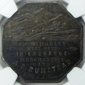 1900 Lesher Silver Dollar (HK-788; Z-2) AB Bumstead #598 - NGC AU 58