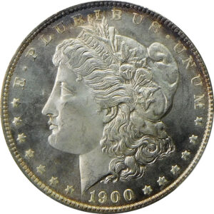 1900 Morgan Silver Dollar - PCGS MS 65