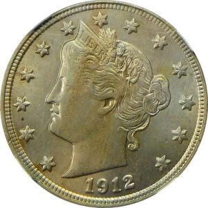 1912 Liberty Head Nickel - NGC MS 62