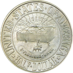 1936 York County, Maine Tercentenary Commemorative Silver Half Dollar - MS 65