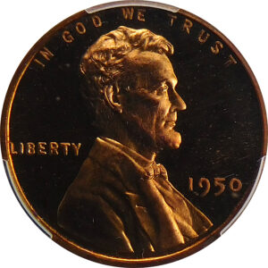 1950 Lincoln Wheat Cent - PCGS Proof 66 Red Cameo