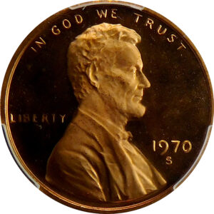 1970-S Small Date Lincoln Memorial Cent - PCGS Proof 68 Red