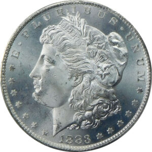 1883-CC Morgan Silver Dollar - PCGS MS 65