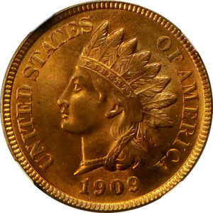 1909 Indian Head Cent - NGC MS 64 Red