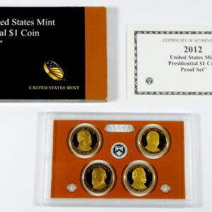 2012 Presidential Dollar Proof Set