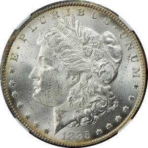 1885-CC Morgan Silver Dollar - NGC MS 63