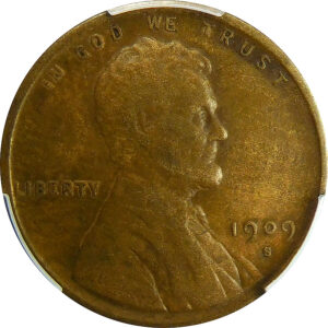 1909-S VDB Lincoln Wheat Cent - PCGS VF 30