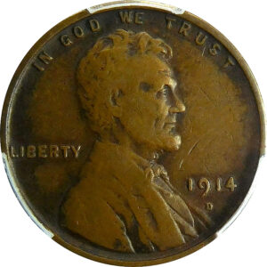 1914-D Lincoln Wheat Cent - PCGS VF 30