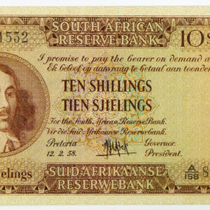 1958 South Africa 10 Shillings - Pick 90c