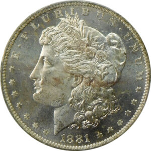 1881-O Morgan Silver Dollar - PCGS MS 63 Deep Mirror Proof-Like - VAM 5 So-Called O/S