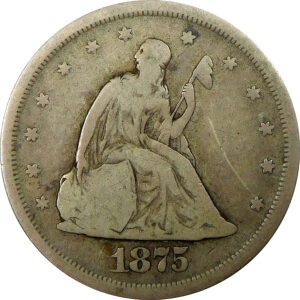 1875-S Seated Liberty Twenty Cent - VG