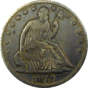1877 Seated Liberty Half Dollar - VF