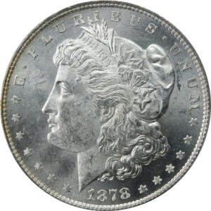 1878 8TF Morgan Silver Dollar - PCGS MS 63