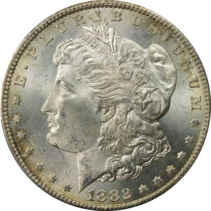 1882-CC Morgan Silver Dollar - PCGS MS 63