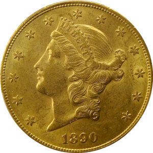 1890-CC $20 Gold Liberty Head Double Eagle - PCGS AU 55