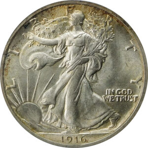 1916 Walking Liberty Half Dollar - PCGS MS 63